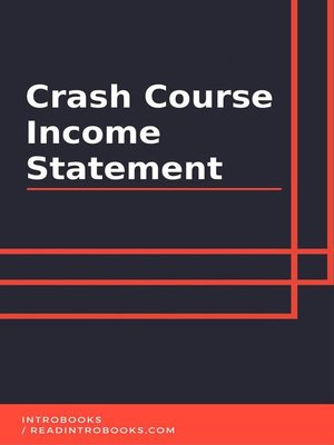 cover image of Crash Course Income Statement